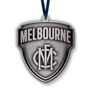 Melbourne Demons AFL Metal Christmas Tree Ornament Decoration