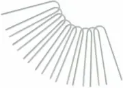 Metal Wire Ground Stakes for Chain Link Chicken Wire Garden Fencing