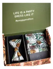 [Peggy and Finn] Banksia Bow Tie Gift Set in Grey
