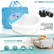Ionic Foot Tub Bath Spa Ion Detox Cleanse Machine With Infrared Remote Control