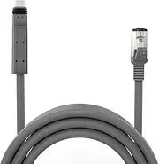 Extension Cable, 1200mbps Weatherproof Rectangular Satellite Standard Cord Replacement for Gen 2(V2) Dish Antenna (6FT/1.8M)