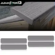 New Dark Gray Composite Decking boards End Cap Set (4 pcs in One Package) 5.5”