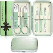 Manicure Kit Nail Clippers Set Nail Clippers Manicure Sets with Travel Box Portable Nail Clip Tools Gifts for Men Women Friend Family