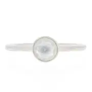 NEW Authentic Pandora April Droplet Ring - Silver Clear 48 (US 4.5) 191012RC