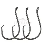 Octopus Circle Hooks High Carbon Steel Fishing Hooks Tackles- 1x Strong