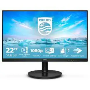 【跨店享22%點數回饋+滿萬加碼抽獎】Philips 飛利浦 221V8 22型液晶顯示器