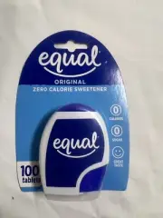 Equal Sweetener Zero Calorie Original Taste Sugar Free 100ct