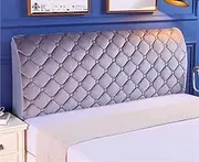 Bed Headboard Covers,Dustproof Protector Cover,Dustproof Cover for Bedroom Bed Headboard, Super Padded Sidebar (Color : OneColor, Size : 180cm)