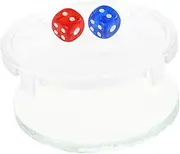 1 Set Glass Cover for Mahjong Machine Accessories Dice Box Cover Tool Tempered Glass with Easy to Install Protects from Stains