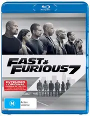 Fast and Furious 7 Blu-ray