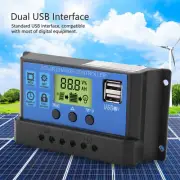 PWM 12V 24V USB Solar Panel Controller Regulator LCD Display 20A