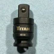 New Titan Tools 48158 3/8”F x 1/2”M Thin Impact Universal Adaptor Fast Shipping!