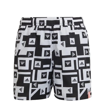Boys Adidas Swimming Shorts Junior Swim Pool Beach Board Short Trunks Age 5-16