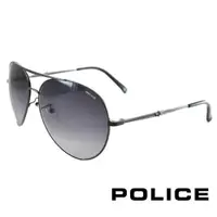 在飛比找ETMall東森購物網優惠-POLICE義大利警察復古時尚經典造型太陽眼鏡(黑) POS