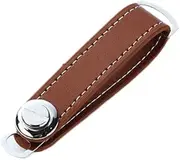 [AIMALL] Compact Leather Key Holder Organizer, Smart Keychain Clip, Durable Folder for Keys, Available in Black, Red, Brown, Blue