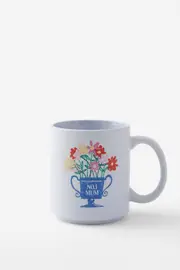 [Typo] Typo - Daily Mug - No 1 mum flowers SOLID NO 1 MUM FLOWERS