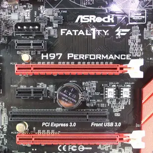 華擎 Fatal1ty H97 Performance高階主機板、1150 / Intel H97、故障板、報帳或維修用