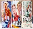 Back To The Future 20oz Tumbler Insulated Stainless Steel Cup Mug Straw Lid
