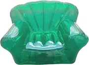 LCSVCCXA Inflatable Sofa Inflatable Chair Accessories Sofa Siege Soft Air Sofa Breathtaking Chair for The Living Room at Home, Green, as described