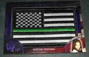 2018 Benchwarmer HIROMI OSHIMA Hot For Teacher SUPER FLAG Purple Foil #1/1 Sexy