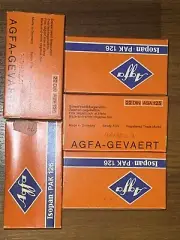 agfa isopan 126 Boxed sealed 1974 Expired old Stock H&B Film NOS Germany