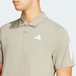 【adidas 愛迪達】3-STRIPES 短袖POLO衫(IY3215 男款 運動上衣 POLO衫 吸濕排汗)