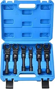 Torque Wrench Set | Professional Wrench Set | Advanced Adjustable Crowfoot Wrench Set, Chrome Vanadium Steel Crows Foot Wrench