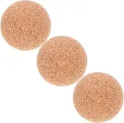Kisangel 3pcs Regulation Foosball Balls Cork Table Foosball Accessories for Indoor Tabletop Games Compact Convenient Replacement Balls