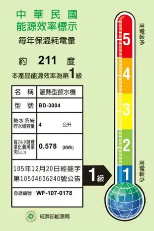 普德廚下型冷熱飲水機 拋光無鉛龍頭/BD-3004B 桃竹苗提供安裝服務