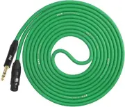 LyxPro 1/4” TRS to XLR Female 100ft LCP Quad Series 4-Conductor Star Quad Cable