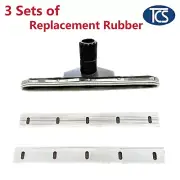 3 SETS of 38mm Squeegee Vac Floor Tool Replacement Rubber Free shipping