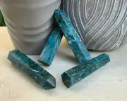 Blue apatite tower crystal points apatite obelisk