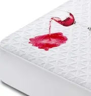 Premium 100% Waterproof Mattress Protector California King Size, Breathable B...