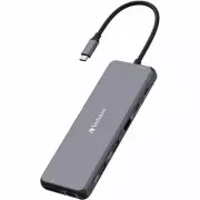 Verbatim 32153 Usb-c Pro Multiport Hub Cmh13 13 Ports Hdmi Displayport Rj45