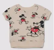 DISNEY X JUNK FOOD CLASSIC MICKEY MOUSE IVORY TEE T-SHIRT SHIRT BOYS GIRLS 2T