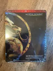Mortal Kombat Destruction Finale w. Steelbook (Blu-ray, REGION B, 1995-1997)