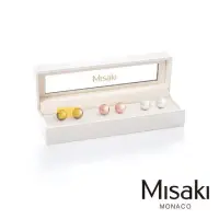 在飛比找蝦皮購物優惠-[全新商品］Misaki Monaco玫瑰金、純白色珍珠耳針