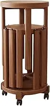 Nesting Side Tables - Outdoor Nesting Tables with Wheels - Multifunctional Furniture for Entrance Offices Pool Home Classroom Living Room Patio