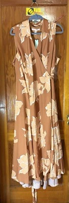NWT Hutch Anthropologie Sleeveless V-neck Wrap Dress / Size 3x Plus