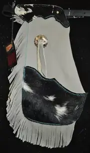 Custom Made Leather Kid's Chinks/Hair On Hide Chaps 3/4/Quick Ship Made in USA
