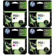 HP 955XL Black Cyan Magenta Yellow 4 Ink Cartridge Value Pack 2PD46A Genuine New
