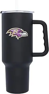 logobrands Baltimore Ravens 40oz. Travel Tumbler with Handle
