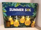 Summer Sol String Pineapple Lights Indoor/Outdoor 10 Lights 8.7 Feet Long