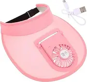 [Ipetboom] Sun Hat Women Wide Brim Hat with Fan Sun Cap for Summer with Cooling Fan