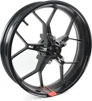 Gloss Black Front Wheel Rim Compatible with Honda CB650R CBR650R ABS include, Bearing included, Motorcycle Replacement Accessories Parts