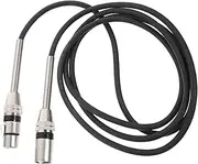 Abaodam Audio Line Mic Microphone Cord for Speaker Cable Cables Microphone Accessory Dynamic Accessory 3 Pin Mic Cord XLR to XLR Wire Black PVC