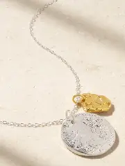[Alighieri] Alighieri - The Collisione Recycled Silver And Gold-plated Necklace - One size One size Silver