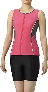 Arena LAR-9241W Women's Training Competition Swimsuit, Separates, Large Color Snap, Insert Fit Pad, Fitness Swim
