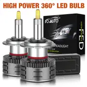 2pcs 140w 80000lm H7 Led Bulb Canbus H8 H9 H11 Hb3 9005 Hb4 9006 Hir2 9012 Turbo Led For Projector Lens 3d Auto Lamps Car Lights