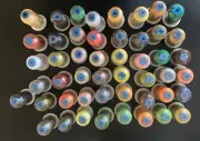 THREADELIGHT 99 CONES RAYON MACHINE EMBROIDERY THREAD 1100 yds 40wt ( READ)